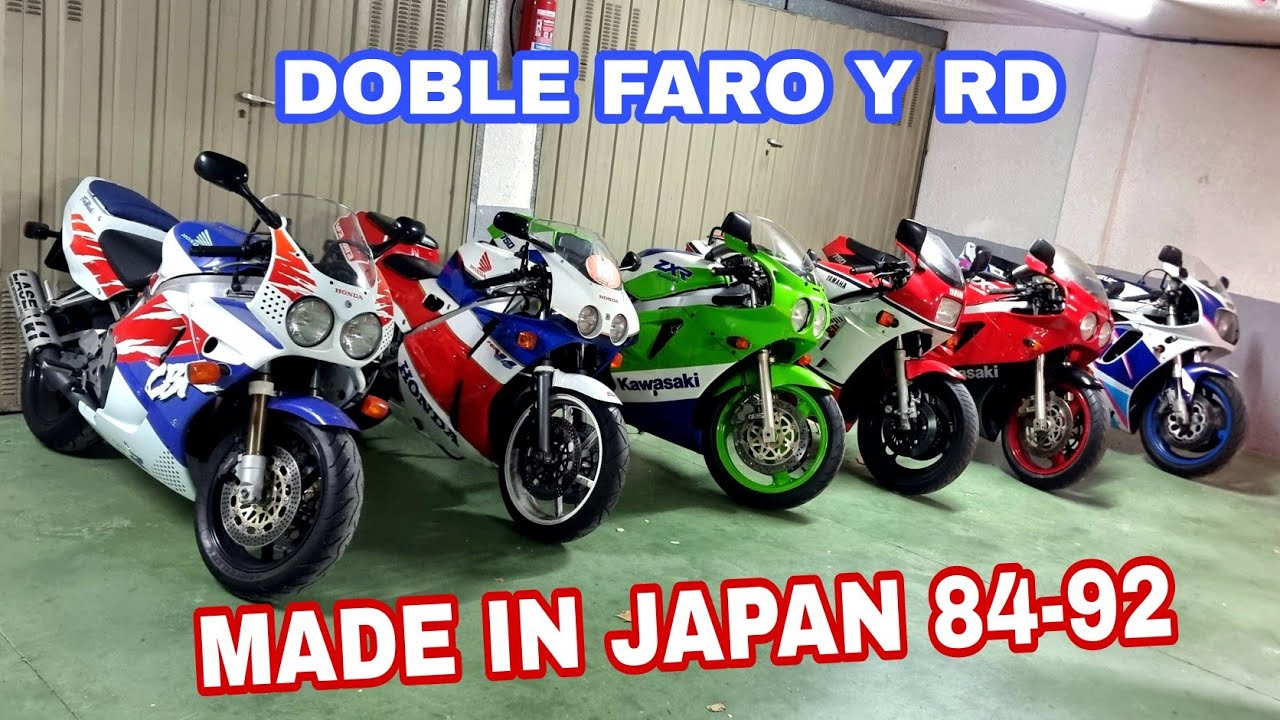 Watch Os presento Mis 6 MOTOS Japonesas Deportivas de los años 80-90 de 2 faros y RD 😊 Now Os presento Mis 6 MOTOS Japonesas Deportivas de los años 80-90 de 2 faros y RD 😊