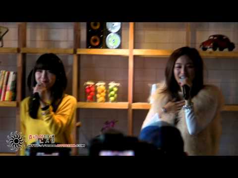 [121220] RAINBOW Wannabe Jaekyung & Hyunyoung (Fancam)