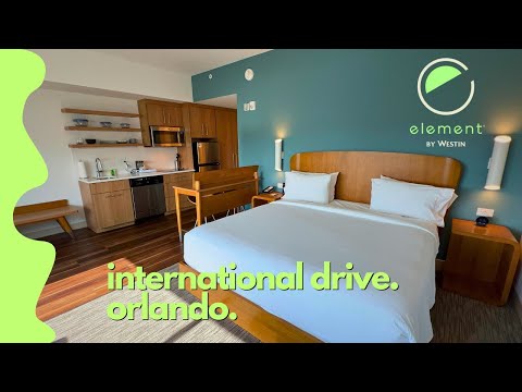 🇺🇸STAY HERE! Element by Westin International Drive | Orlando Hotel Review & Tour