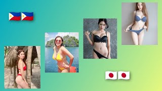 ano ang nag papaligaya sayu pinay o japan #girl #bikini #cute #body #model #tiktok #vs #tiktokvideo