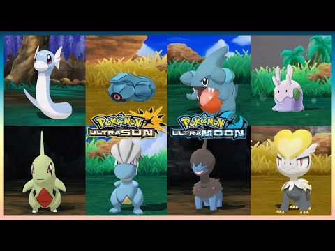 Pokemon UltraSun & UltraMoon - How to Get Dratini,Larvitar,Bagon,Beldum,Gible,Deino,Goomy & Jangmo-o