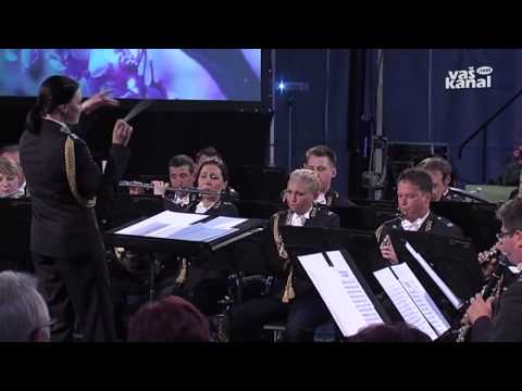 MIRNO SPAVAJ RUŽO MOJA  - ORKESTAR SLOVENSKE VOJSKE I KLAPA HRM "SVETI JURAJ" - UŽIVO U SLOVENIJI