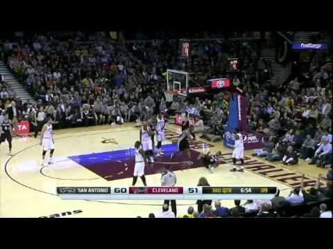 Danny Green 24 Points Full Highlights Spurs vs Cavaliers (3.4.2014)