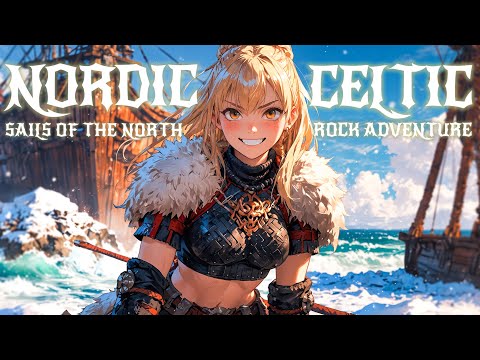 Sails of the North 🌊🎸3 Hours of Viking Celtic Sea Rock for Work, Games & Glory ⚔️🍻