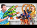 I Got Surprised By Brother S Secret New Dart Blaster Uh Oh XSHOT Vs NERF Battle