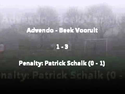 VoetbalinBreda: Advendo - Beek Vooruit 1-3 , Penalty: Patrick Schalk (0-1)
