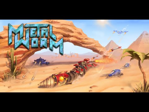 Metal worm: Dune snake 3D