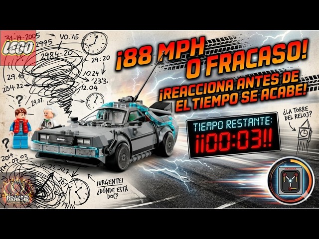 Vídeo relacionado con LEGO Speed Champions Máquina del Tiempo de Regreso al Futuro - Maqueta de Coche de Juguete con Minifiguras de Marty McFly y Doc Brown - Regalo para Niños y Niñas de 9+ Años y Fans de la Película 77256