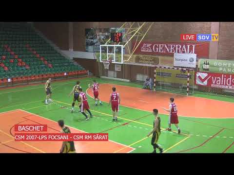 LIVE SDV TV - BASCHET CSM 2007 LPS FOCSANI - CSM RM. SARAT