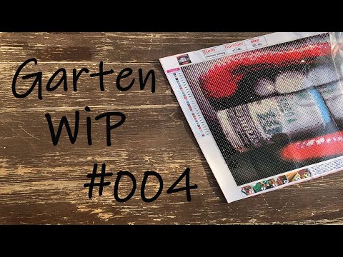 Garten WIP #004 Diamond Painting im Garten | Das erste mal FlipFlops dieses Jahr