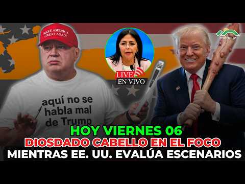 NOTICIA EN DESARROLLO 🔴 DIOSDADO CABELLO EN EL FOCO MIENTRAS EE. UU. EVALÚA ESCENARIOS