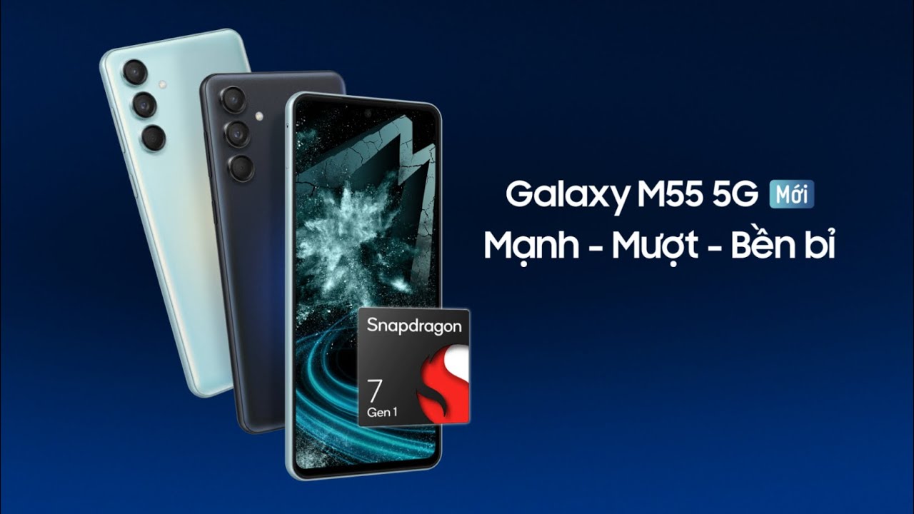 Samsung Galaxy M55 5G giá rẻ, chính hãng, màu đẹp