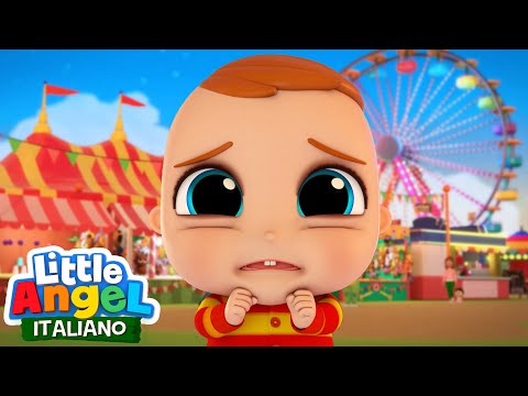 Mi Sono Perso Alle Giostre 😰🎈🧸 Cartoni Animati & Canzoni Bambini | Little Angel Italiano
