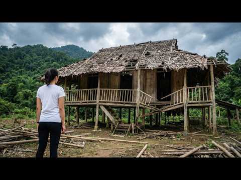 Young Woman Transforms Dilapidated House Into A Stunning Dream Home On Mountain Top