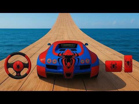 Insane Mega Ramp GT Car Racing – Impossible 3D Stunts Gameplay (Android)