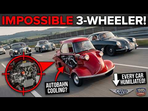 The Impossible 3-Wheeler That Humiliated Every Car on the Autobahn in 1959