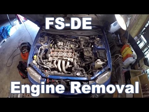 Mazda Protege Engine Removal