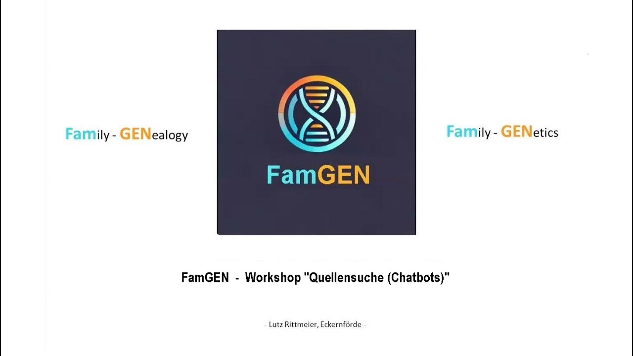 FamGEN - Workshop Modul  "Quellensuche (Chatbots)"