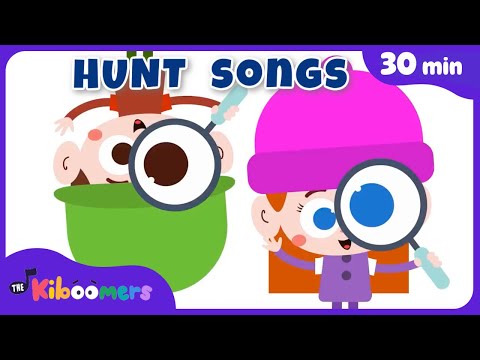30+ Minutes of Going on a Hunt Songs for Kids | Dragons, Dinosaurs, Sharks & More!