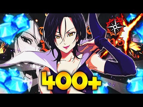 400+ GEMS ON THE GLOBAL QUEEN! NEW GREEN MERLIN SUMMONS! | Seven Deadly Sins: Grand Cross
