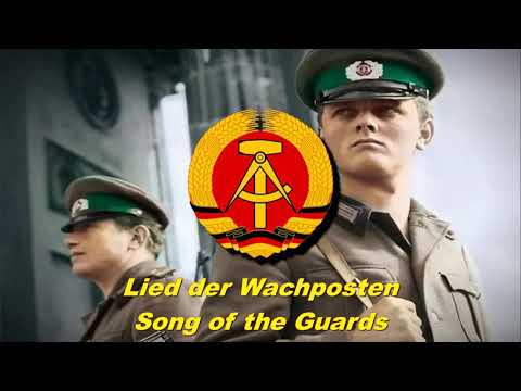Lied der Wachposten - Song of the Guards (East German military song - English subtitles)