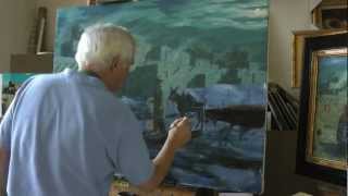 Moonlight Visitor Time Lapse by Santa Fe Artist Roger Williams