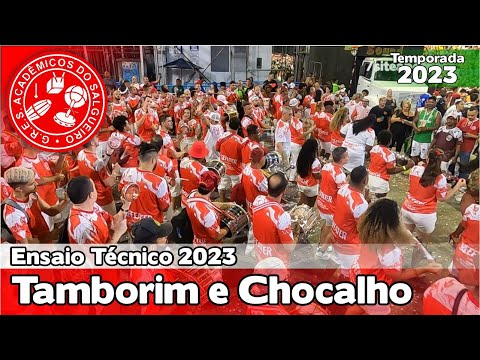 Salgueiro 2023 | Tamborins e chocalhos - Ensaio Técnico | Samba ao vivo - #ET23