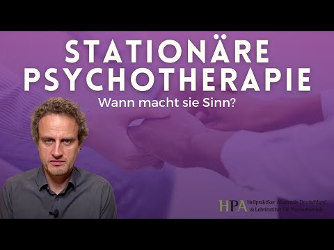 ❓ Wann macht eine stationäre Psychotherapie Sinn?