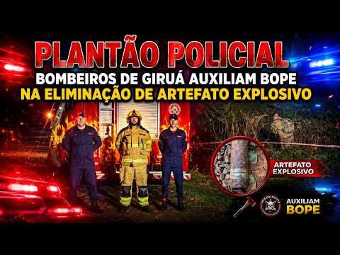 BOMBA é destruida pelo BOPE em Ubiretama RS