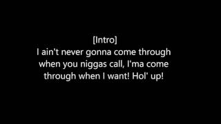 French Montana "Hold up" OFFICIAL LYRICS Feat Migos & Chris Brown