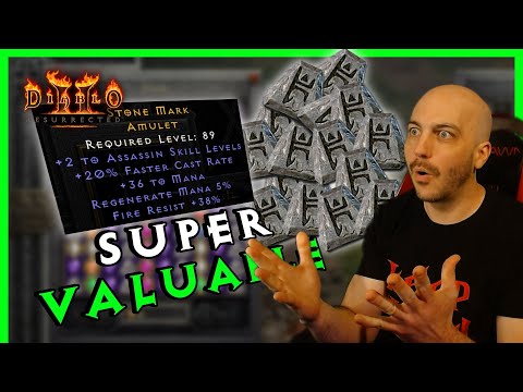 Best Amulet I Ever Crafted, Crafting 200 Caster Amulets - Diablo 2 Resurrected