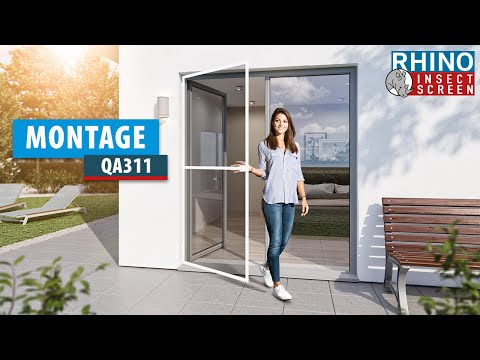 RHINO INSECT SCREEN - ALU framed insect screen for doors (QA311)