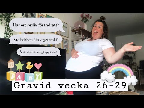 Tjock och Gravid! Vecka 26-29. + svarar på lite frågor!