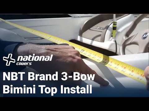 How To Install A Bimini Top - 3-Bow - National Bimini Tops Brand | National Covers