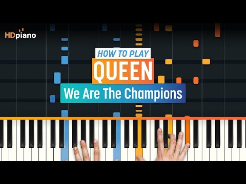 We Are the Champions - Queen piano tutorial