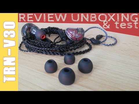 TRN-V30 earphones unboxing, specs, review, microphone test and more - ART #5