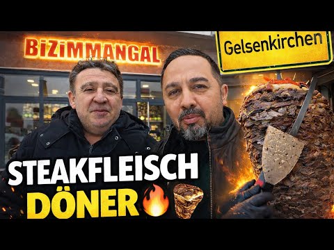 Steak doner made with real steak meat 🔥 Bizim Mangal Gelsenkirchen