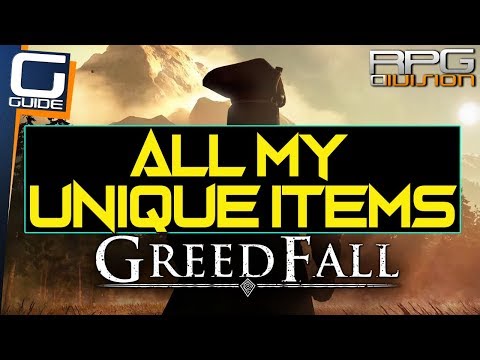 GREEDFALL - Unique Armor Sets, Weapons and Necklaces