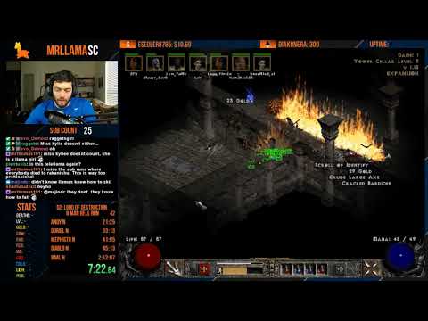 Diablo 2 - INSANE 8 Man Hell Speedrun