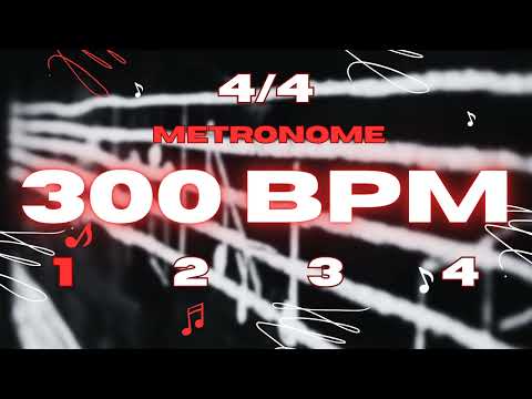 300 BPM - 4/4 Metronome