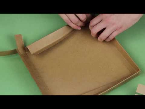 Сборка подарочной коробочки для блина пуэра