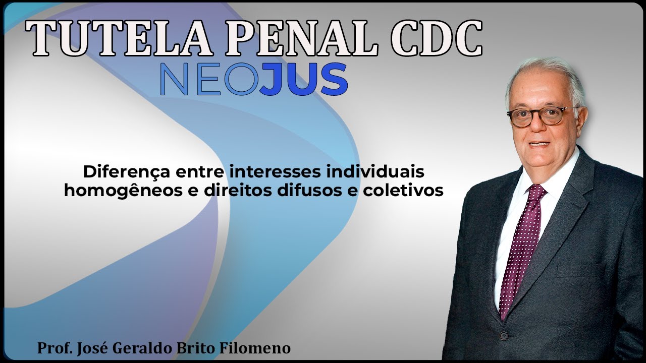 #MNJ - Diferença entre interesses individuais homogêneos e direitos difusos e coletivos