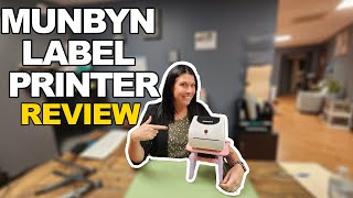 MUNBYN 411B Shipping Label Printer Review 📦 - 4x6 Bluetooth Thermal Printer for Small Business