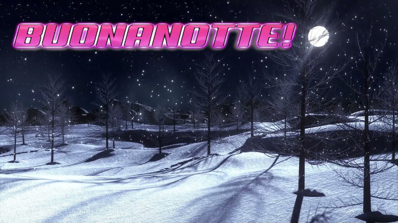 Video della Buonanotte con la Neve ❄️❄️ #Inverno #Neve