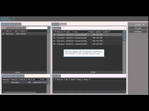SIHOT Video Tutorial - Getrennte Rechnung