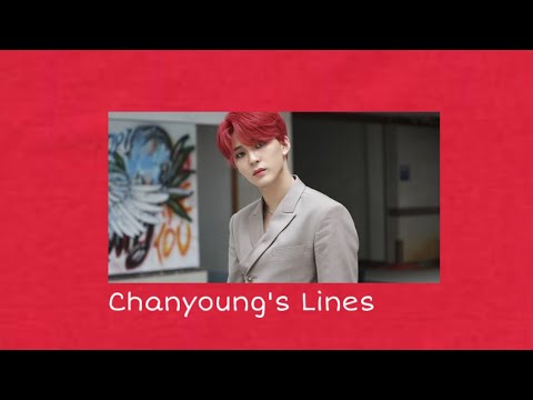Every D-Crunch song but it‘s only Chanyoung's lines