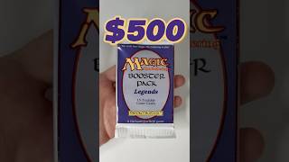 Opening a $500 32-Year Old Booster Pack of Legends