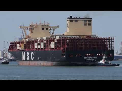 Huge Collection of Mega Container Ships in Rotterdam, The Netherlands 2023 (4k) - Part 2