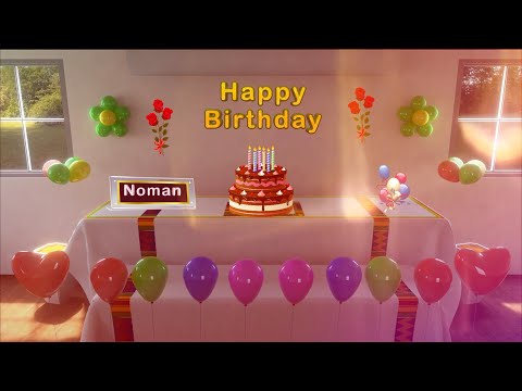 Noman Birthday Song | Nouman Happy Birthday to you | Numan Birthday Status 🎁🎂🎁 Noman Birthday Cake😍