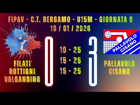 U15M - Gandino Vs Cisano - Giornata 9